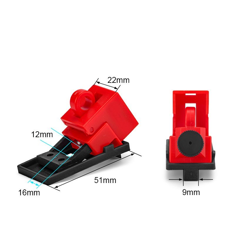 Kelepçeli Kesici Emniyet Kilidi - Ölçüler