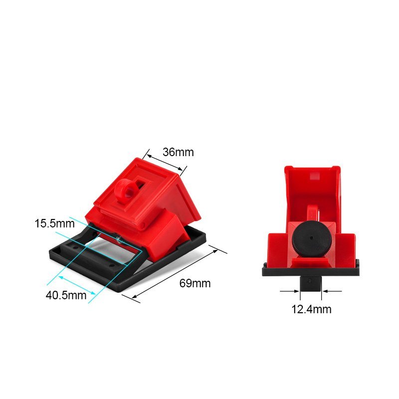 Kelepçeli Kesici Emniyet Kilidi - Ölçüler