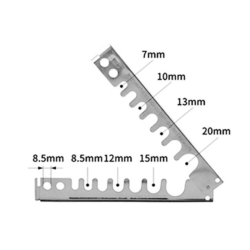 Hava Kaynağı Kilidi - Ölçüler
